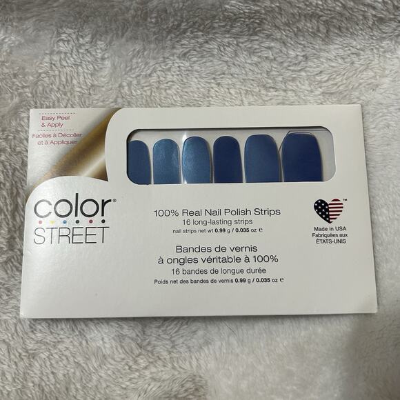 Color Street Nail Polish Strips - Strobe Lights Blue Pink New In Package - Picture 1 of 2